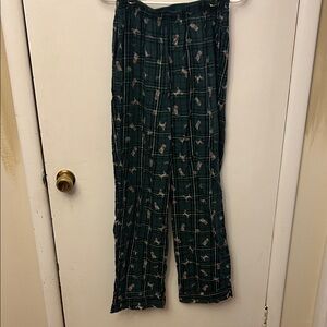 PINK Pajama Pants Green XS